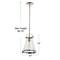 Hello Honey® Robert Stevenson Lighting Wesley Metal & Seedy Glass Ceiling Light